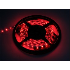 LED juosta 12V 4.8W/m nehermetiška IP33 raudona (red) 1m 